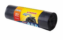 Prügikotid Plasta Strong, 50 L, 30 mkr, must, 10 tk