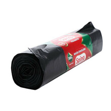 Prügikotid Spino, 300 L, 50 mkr, must, 5 tk