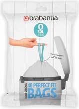 Prügikotid Brabantia PerfectFit, 30 L, 40 tk