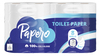 Tualettpaber Papero 3-kihiline, 8 tk