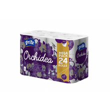 Tualettpaber Grite Orchidea, 3 kihti, 24 rulli