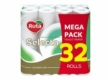 Tualettpaber RUTA Selecta, 3-kihiline, 32 tk
