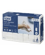 Lehtedena paberist käterätt Tork Premium Extra Soft H2 100297, 2 kihti, 34 x 21.2 cm, 100 lehte