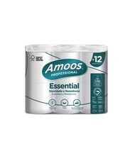 Tualettpaber Amoos, 2-kihiline, 23 m, 12 rulli