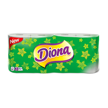 Tualettpaber Gruine Diona, 3-kihiline, 8 tk