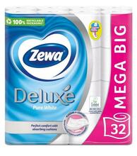 Tualettpaber Zewa Deluxe Pure White, 3-kihiline, 32 tk