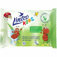 Niisutatud tualettpaber lastele Linteo Kids, 50 tk
