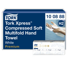 Paberist käterätikud Tork Xpress Soft Multifold H2 100888, 2-kihiline, 170 lehte, valge