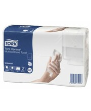 Paberikäterätikud Tork Xpress Multifold H2, 471103, 2 kihiline, 190 tk, 23.4 x 21.3 cm, valge