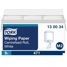 Paberrätikud Tork Wiping Centerfeed M2, 130034, 1-kiht, 165 m, valge