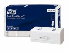 Paberikäterätikud Tork PeakServe H5, 100585, 1-kiht, 410 lehte, valge
