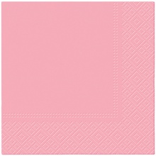 Pabersalvrätikud Paw, 330 x 330 mm, roosad, 20 tk