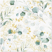 Salvrätikud Paw Golden Eucaliptus, 33 x 33 cm, 20 tk