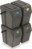 Jäätmete sorteerimise kastide komplekt Prosperplast Sortibox, 4 x 25 l, hall