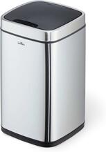 Prügikast Durable NO TOUCH, 12 L, hõbedane