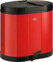 Prügikast Wesco Beta, 2 x 15 L, punane
