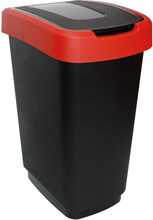 Sorteerimiskast Jotta Domino, 15 L, must/punane