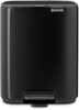 Prügikast Brabantia Bo, 7 L, matt must, 237867