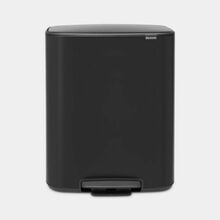 Prügikast Brabantia Bo, 2 x 30 L, must