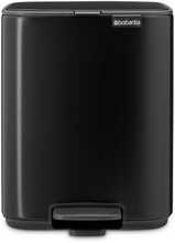 Prügikast Brabantia Bo, 7 L, matt must, 237867