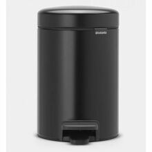 Pedaaliga prügikast Brabantia NewIcon, 3 L, must matt