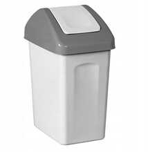 Prügikast Branq Plastik, 25 L, hall, 50 x 39 cm