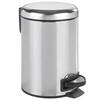 Prügikast Wenko Leman Shiny, 3 L, hõbe