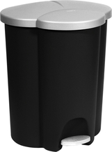 Prügikast Curver Trio, 40 L, must/hall