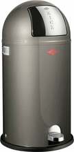 Prügikast Wesco KickBoy, 40 L, grafiit