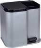 Prügikast Curver Duo, 21 L, hõbe/tumehall