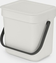 Prügikast Brabantia Sort&Go, 3 L, helehall