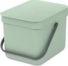 Prügikast Brabantia Sort & Go, 6 L, nefriitroheline