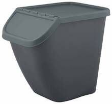 Prügikast BranQ Pelican, 23 L, must/hall