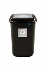 Prügikast Plafor, 28 L, must/hall