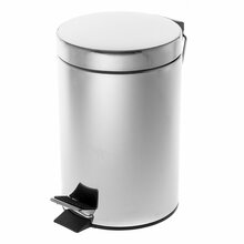 Prügikast Saima 10703, 3 L, hõbedane