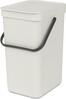 Prügikast Brabantia Sort & Go, 12 l, helehall