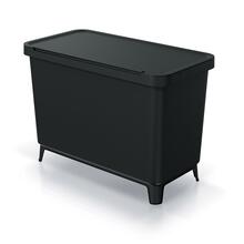 Prügi sorteerimiskast Prosperplast NKS45W3-S411, 3 x 10 L, must