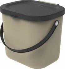 Prügikast Rotho Albula, 6 L, cappuccino