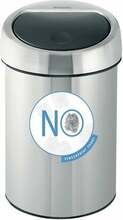 Prügikast Brabantia Touch Bin, 3 L, hall/hõbe