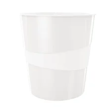 Prügikast Leitz WOW, 15 L, 29 cm, valge