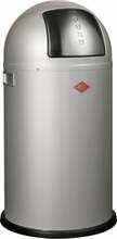 Prügikast Wesco PushBoy, 50 L, hõbedane