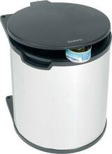 Prügikast Brabantia De Luxe, 15 L, läikiv teras