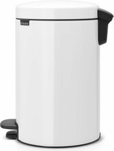 Prügikast Brabantia NewIcon, 12 L, 41.1 cm x 25.1 cm, valge