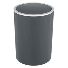 Prügikast WENKO INCA, 5 L, 18.5 x 25.5 cm, antratsiit/kroom