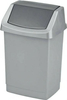 Prügikast Curver Click-It, 25 L, hõbe/grafiit