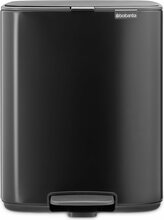 Prügikast Brabantia Bo, 12 L, must matt