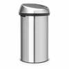 Prügikast Brabantia Touch Bin FPP, 60 L, matt hõbe