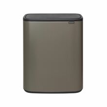 Prügikast Brabantia Bo Touch Bin, 2x30 l, pruun/platinum