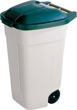 Prügikast Curver, 110 L, beež/roheline