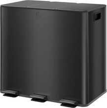 Prügikast HOMCOM, 3 x 15 L, roostevaba teras